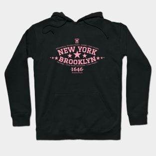 New York Brooklyn, Brooklyn Schriftzug, Brooklyn college style Logo Hoodie